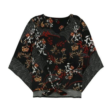 Alfani Womens Tie Sleeve Pullover Blouse